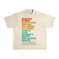 Sandshell vintage, retro science is real, black lives matter Urban Heavy Tee - artisFamous