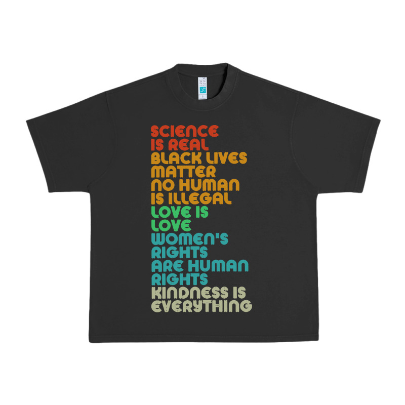Vintage, Retro Science Is Real, Black Lives Matter Urban Heavy Tee by artisFamous | Teevron