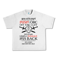Lunar Rock tabletop rpg d20 orc massage critical failure Urban Heavy Tee - artisFamous