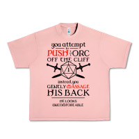 Salmon tabletop rpg d20 orc massage critical failure Urban Heavy Tee - artisFamous