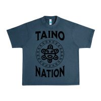 Midnight Navy white taino nation coqui sun boricua taino Urban Heavy Tee - artisFamous