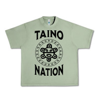 Oil Green white taino nation coqui sun boricua taino Urban Heavy Tee - artisFamous
