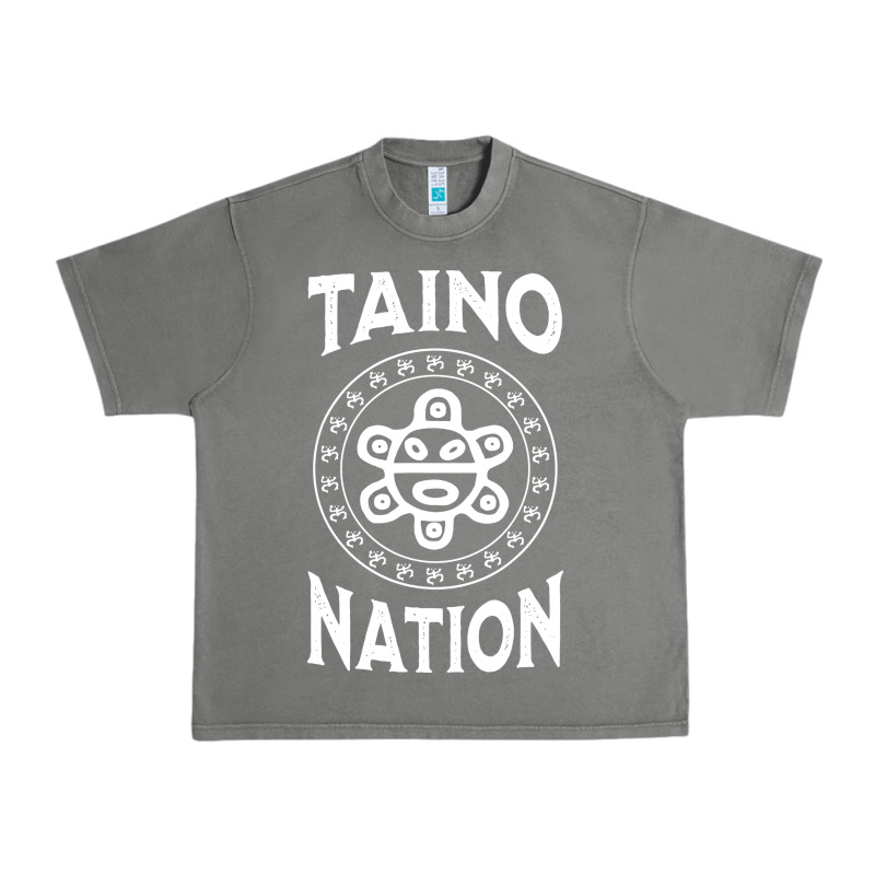 White Taino Nation Coqui Sun Boricua Taino Urban Heavy Tee by artisFamous | Teevron