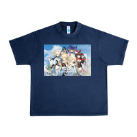 Navy Genshin Impact Urban Heavy Tee - artisFamous
