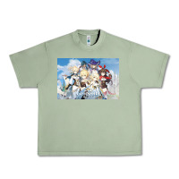 Oil Green Genshin Impact Urban Heavy Tee - artisFamous