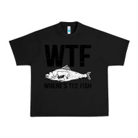 Black wtf where's the fish Urban Heavy Tee - artisFamous