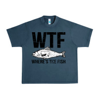 Midnight Navy wtf where's the fish Urban Heavy Tee - artisFamous