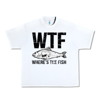 White wtf where's the fish Urban Heavy Tee - artisFamous