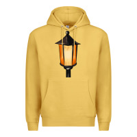Antique Gold street lamp Premium Hoodie - BarkalooDesign