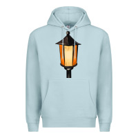 Blue Mist street lamp Premium Hoodie - BarkalooDesign
