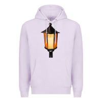 Lilac street lamp Premium Hoodie - BarkalooDesign