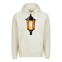 Oatmeal Heather street lamp Premium Hoodie - BarkalooDesign