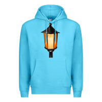 Ocean Blue street lamp Premium Hoodie - BarkalooDesign