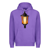 Purple street lamp Premium Hoodie - BarkalooDesign