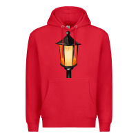 Red street lamp Premium Hoodie - BarkalooDesign