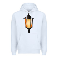 White street lamp Premium Hoodie - BarkalooDesign