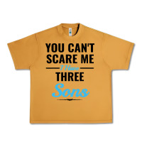 Peanut Butter you can't scare me i have three sons Urban Heavy Tee - artisFamous