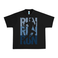 Black Run Running | for Runners Urban Heavy Tee - artisFamous