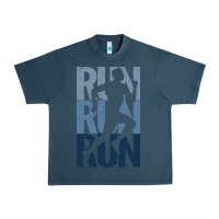 Midnight Navy Run Running | for Runners Urban Heavy Tee - artisFamous