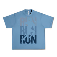 Pebble Blue Run Running | for Runners Urban Heavy Tee - artisFamous