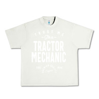 Pistachio Tractor Mechanic Gift Funny Job Title Profession Birthday Idea Urban Heavy Tee - artisFamous