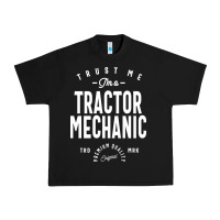 Black Tractor Mechanic Gift Funny Job Title Profession Birthday Idea Urban Heavy Tee - artisFamous