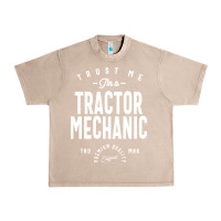 French Oak Tractor Mechanic Gift Funny Job Title Profession Birthday Idea Urban Heavy Tee - artisFamous