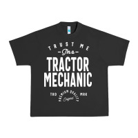 Pigment Black Tractor Mechanic Gift Funny Job Title Profession Birthday Idea Urban Heavy Tee - artisFamous