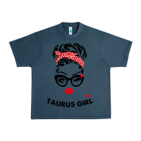 Midnight Navy taurus girl Urban Heavy Tee - artisFamous