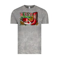 Cloud Rock cowboy merry christmas Vintage Tee - CowhideDigitalArt