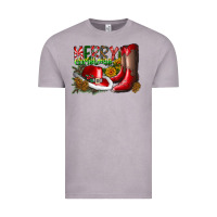 Cowboy Merry Christmas Vintage Tee | Teevron