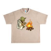 French Oak Yoda is warming up Urban Heavy Tee - artisFamous