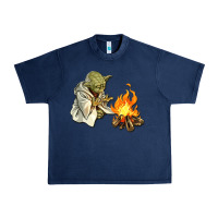 Navy Yoda is warming up Urban Heavy Tee - artisFamous