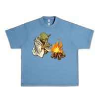 Pebble Blue Yoda is warming up Urban Heavy Tee - artisFamous