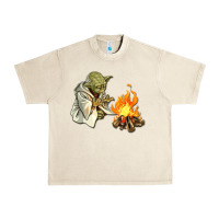 Sandshell Yoda is warming up Urban Heavy Tee - artisFamous