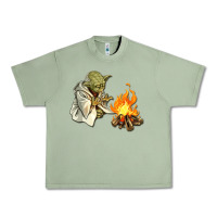 Oil Green Yoda is warming up Urban Heavy Tee - artisFamous