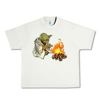 Pistachio Yoda is warming up Urban Heavy Tee - artisFamous