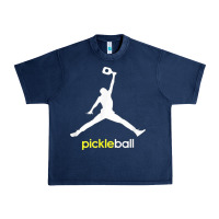 Navy funny pickleball Urban Heavy Tee - artisFamous