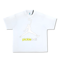 White funny pickleball Urban Heavy Tee - artisFamous