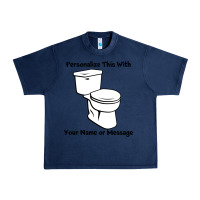 Navy toilet Urban Heavy Tee - artisFamous