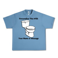 Pebble Blue toilet Urban Heavy Tee - artisFamous