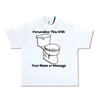 White toilet Urban Heavy Tee - artisFamous
