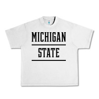 Lunar Rock Michigan MI State vintage Athletic Style Urban Heavy Tee - artisFamous