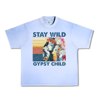 Grape Ice stay wild gypsy child letter rainbow Urban Heavy Tee - artisFamous