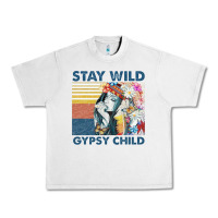 Lunar Rock stay wild gypsy child letter rainbow Urban Heavy Tee - artisFamous