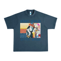 Midnight Navy stay wild gypsy child letter rainbow Urban Heavy Tee - artisFamous