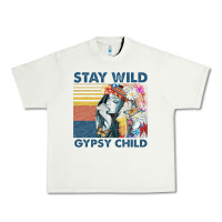 Pistachio stay wild gypsy child letter rainbow Urban Heavy Tee - artisFamous