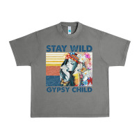 Tornado stay wild gypsy child letter rainbow Urban Heavy Tee - artisFamous