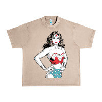 French Oak wonder woman Urban Heavy Tee - artisFamous