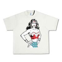 Pistachio wonder woman Urban Heavy Tee - artisFamous